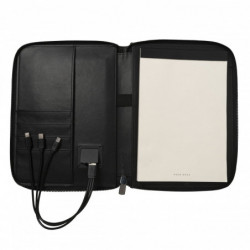 HUGO BOSS A5 Schreibmappe + Power bank Epitome Schwarz