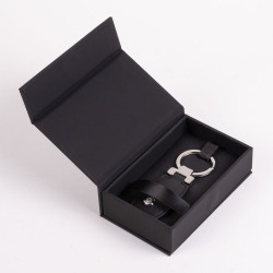 HUGO BOSS Schlüsselring Executive Chrome